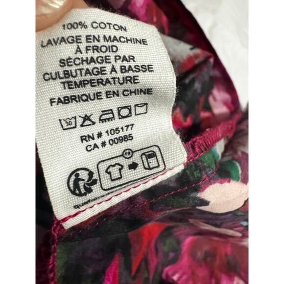 ULLA JOHNSON Nadira Short Sleeve Mini Dress in Hibiscus Size 10 - Picture 7 of 7